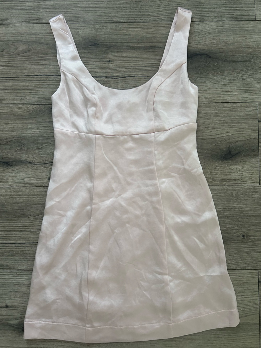 wild fable Strapless Light Pink Mini Dress